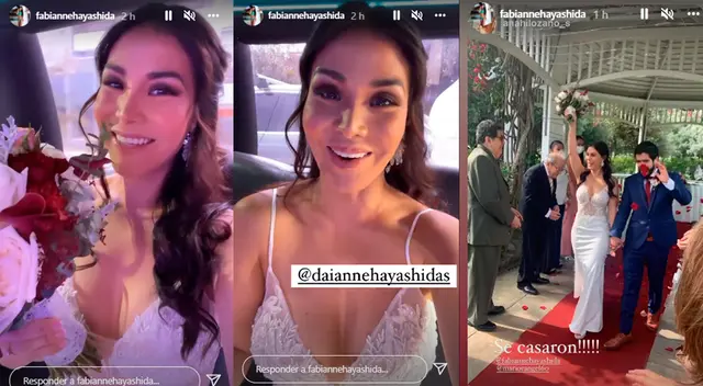 Fabiane Hayashida cuenta todos los detalles de su boda Fabiane Hayashida cuenta todos los detalles de su boda