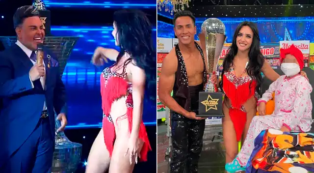 Rosángela Espinoza deslumbró en el reality de baile.