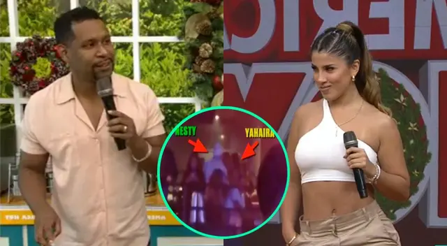 Edson Dávila no pudo con su genio y le preguntó a Yahaira Plasencia por su beso con Nesty cuando defendía a Florcita Polo. Edson Dávila no pudo con su genio y le preguntó a Yahaira Plasencia por su beso con Nesty cuando defendía a Florcita Polo.