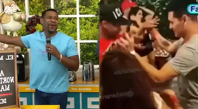 Edson Dávila aseguró que a su novio le resbalaron las imágenes en las que se lució bailando junto a un integrante de la producción de América Hoy. Edson Dávila aseguró que a su novio le resbalaron las imágenes en las que se lució bailando junto a un integrante de la producción de América Hoy.