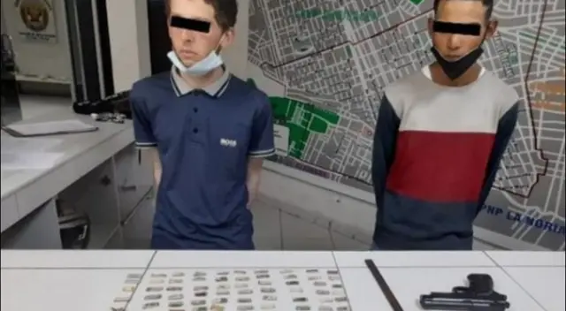 Extranjeros que usaban arma de juguete para robos al paso son capturados en Trujillo Extranjeros que usaban arma de juguete para robos al paso son capturados en Trujillo