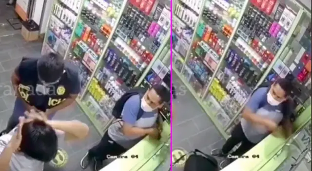 El hombre se llevó el susto de su vida al ver la intervención.