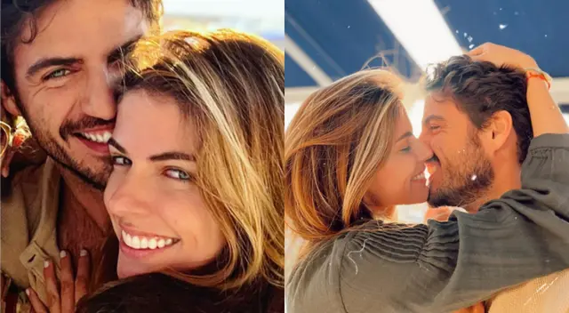 Stephanie Cayo compartió algunas fotografías inéditas junto a su novio Maxi Iglesias, y se mostró más enamorada que nunca a su lado.