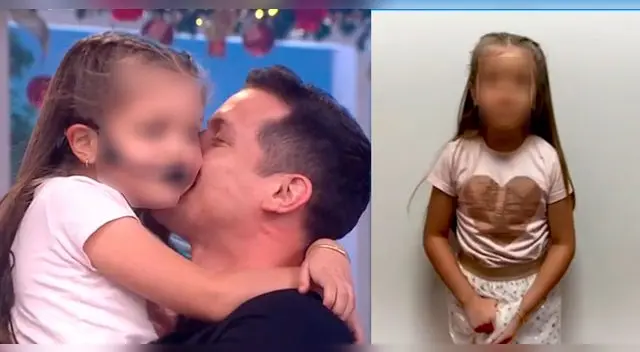 Gino Pesaressi se emocionó al recibir tremenda sorpresa por parte de su hijita.