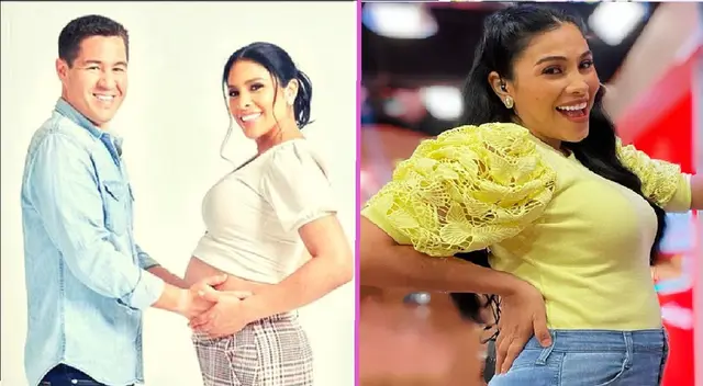 Maricarmen Marín feliz tras convertirse en madre por primera vez.