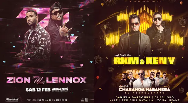 Conoce los conciertos que tendremos en el 2022.