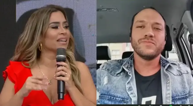 Julián Alexander aseguró que Ethel Pozo le brindaba paz en un regalo que le mandó al set de América Hoy, y luego apareció en una conexión EN VIVO