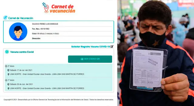 Solicitar sacar certificado de vacunación de la COVID-19 gratis