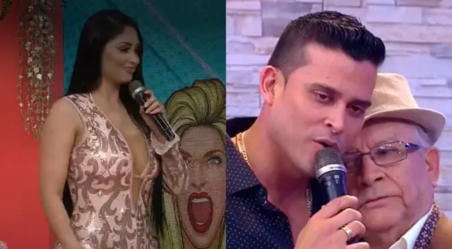 Pamela Franco aseguró que Christian Domínguez aún le falta mucho para ser como su padre Oscar, a quien le mandó un saludo EN VIVO.