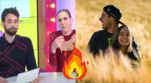 Hugo García oficializó su romance con Alessia Rovegno, por lo que los conductores de Amor y fuego debatieron qué pasó con su ex pareja.