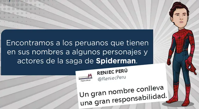 Spider-Man: no way home es un éxito en las redes sociales y Reniec dejó un mensaje. Spider-Man: no way home es un éxito en las redes sociales y Reniec dejó un mensaje.