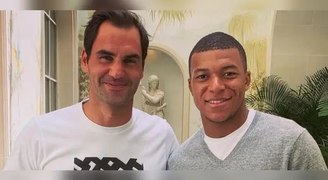Mbappe se declara un adminrador de Federer. Mbappe se declara un adminrador de Federer.