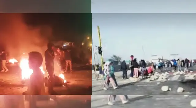 Agroexportadores cierran vía en Ica porque rechazan la vacuna contra el COVID-19.