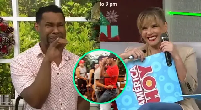 Edson Dávila se mostró indignado después de que lo cuestionaran por irse de fiesta con integrante de producción, y se defendió con su 'chiquita' a Johanna San Miguel. Edson Dávila se mostró indignado después de que lo cuestionaran por irse de fiesta con integrante de producción, y se defendió con su 'chiquita' a Johanna San Miguel.