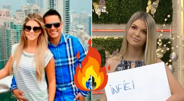 Brunella Horna aseguró que se enteró de las infidelidades de Renzo Costa porque lo ampayaron y le dio con palo.