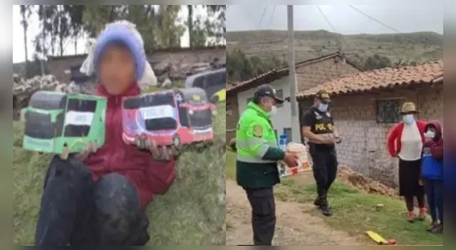 La imágenes de la ayuda proporcionada al menor han conmovido a miles en redes.