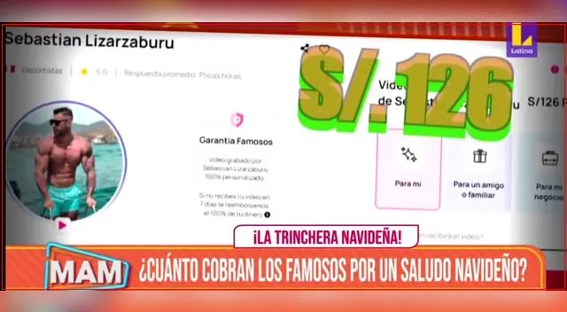 Estas son las tarifas de algunos personajes del espectáculo que cobran por saludo.