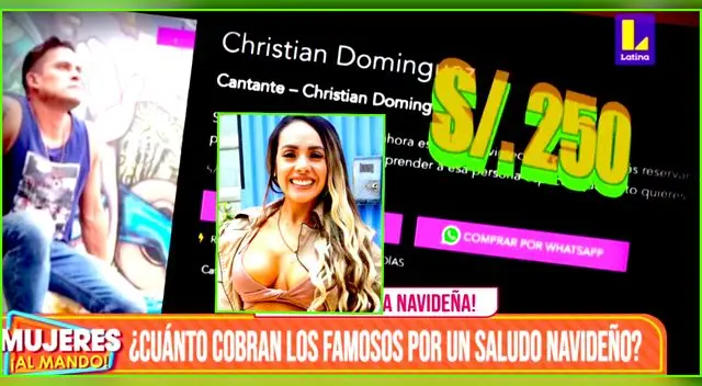 Dorita Orbegoso no cree que la gente pague por un video saludo de Christian Domínguez.