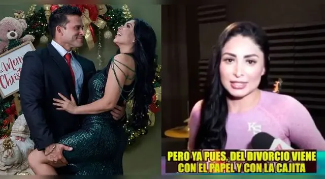 Pamela Franco se mostró más emocionada que nunca de pisar el altar con Domínguez.