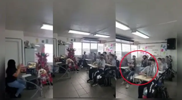 La escena ha causado furor en las redes sociales. La escena ha causado furor en las redes sociales.