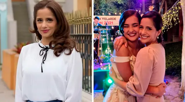 En la foto se ve a ambas actrices en la celebración de la fiesta de graduación, una de las escenas que fue parte del último capítulo.