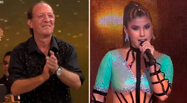 Yahaira Plasencia deslumbró junto a su papá. Yahaira Plasencia deslumbró junto a su papá.