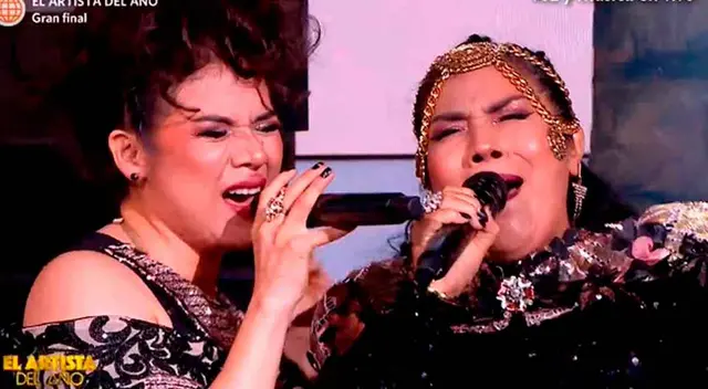 Ruby Palomino conquistó la gala de El artista del año.