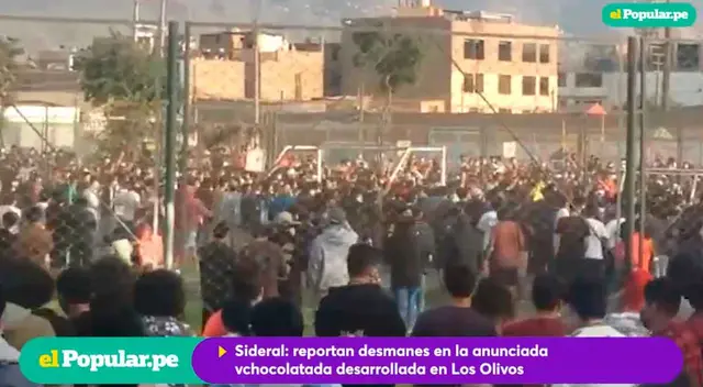 Sideral lamentó lo sucedido, ya que muchos niños se vieron perjudicados.