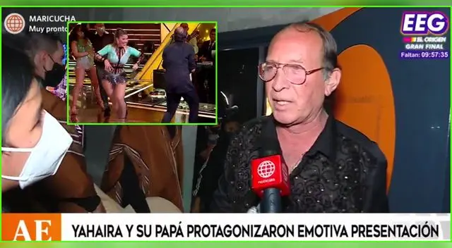 Yahaira Plasencia tuvo una emotiva presentación junto a su padre. Yahaira Plasencia tuvo una emotiva presentación junto a su padre.