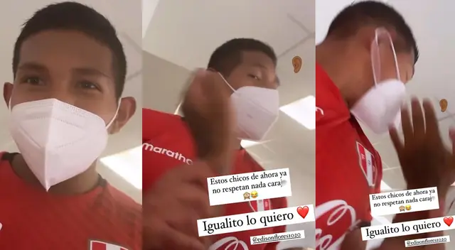 Jefferson Farfán y Edison Flores se robaron la atención en las redes sociales con video.