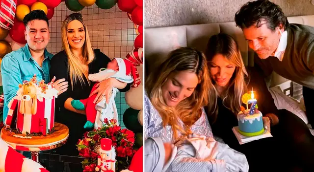 Jessica Newton se emociona con los regalos para su nieto.