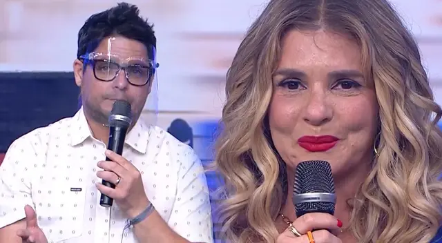 Johanna San Miguel se emocionó con despedida de Gian Piero Díaz. Johanna San Miguel se emocionó con despedida de Gian Piero Díaz.