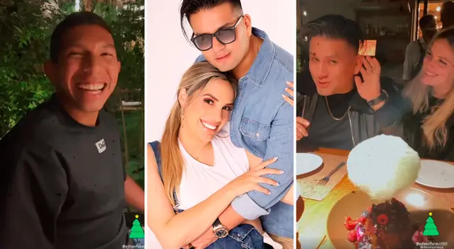 Cassandra Sánchez y Deyvis Orosco se mostraron felices tras salida.