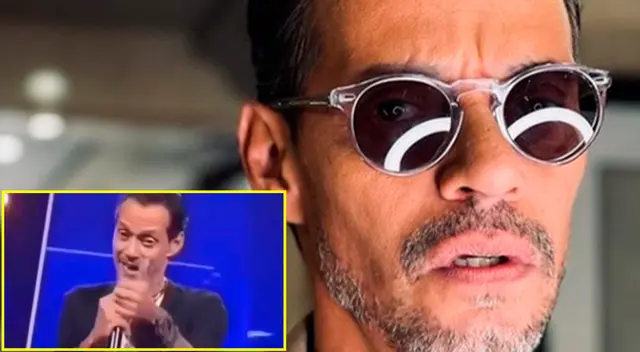 Marc Anthony puertorriqueño realiza particulares muecas que no pasaron desapercibido entre los cibernautas.