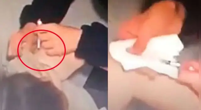 Las imágenes fueron captadas por el centro de salud donde laboraba la enfermera.