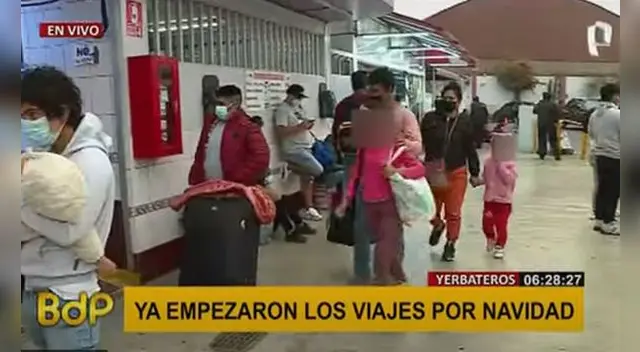 Terminal Yerbateros: precios de pasajes interprovinciales se elevaron ante cercanía de Navidad y Año Nuevo Terminal Yerbateros: precios de pasajes interprovinciales se elevaron ante cercanía de Navidad y Año Nuevo