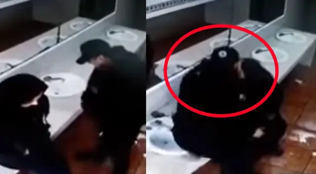 La escena no ha tardado en volverse viral en las redes sociales.