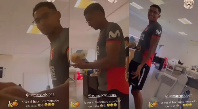 Jefferson Farfán y Marcos López se robaron la atención en las redes sociales con video.