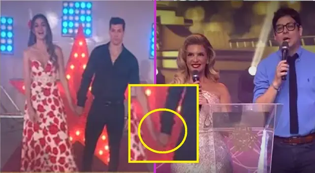 Luciana Fuster y Patricio Parodi por fin se dejaron ver juntos y agarrados de la mano en EEG.