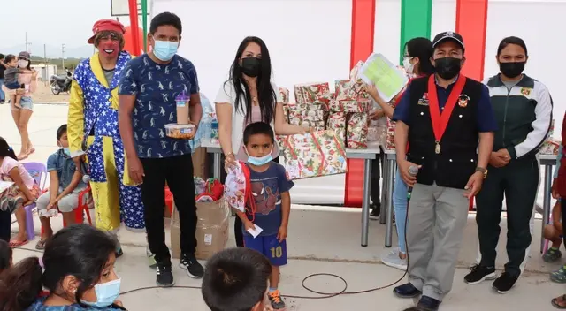 Poder Judicial de Lambayeque acudieron también al albergue Santa María Josefa