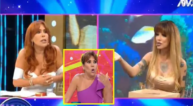 Magaly Medina recuerda la vez que insinuó que Angie Jibaja consumía drogas.