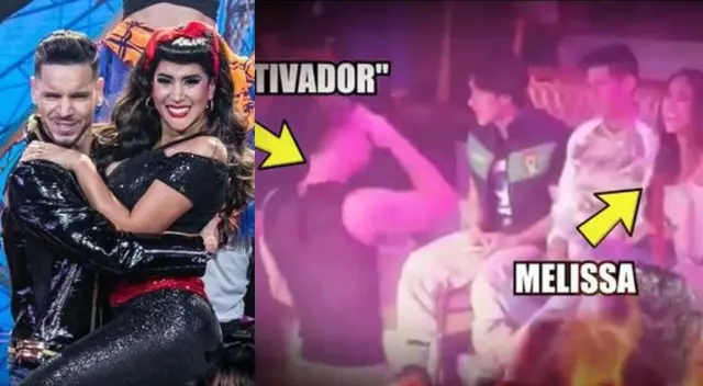 Anthony Aranda fue uno de los bailarines de Yahaira Plasencia, y Melissa Paredes decidió ir a apoyarlo, luciéndose públicamente juntos por primera vez tras su ampay.