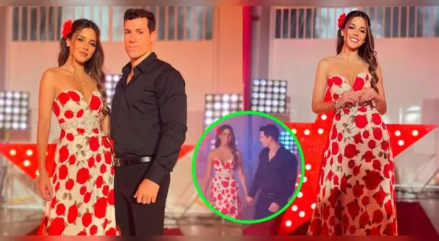 Patricio y Luciana lucieron agarrados de la mano en la alfombra de EEG.