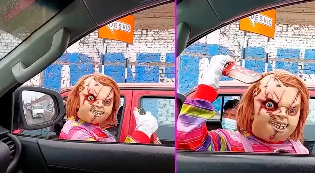 Chucky le envió un mensaje a los niños. Chucky le envió un mensaje a los niños.