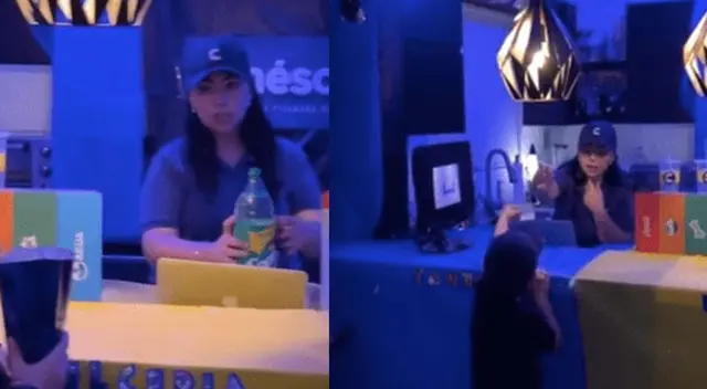 La escena se volvió viral en las redes sociales. La escena se volvió viral en las redes sociales.