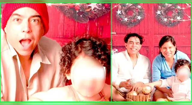 Ernesto Pimentel posa emocionado junto a su familia por Navidad. Ernesto Pimentel posa emocionado junto a su familia por Navidad.