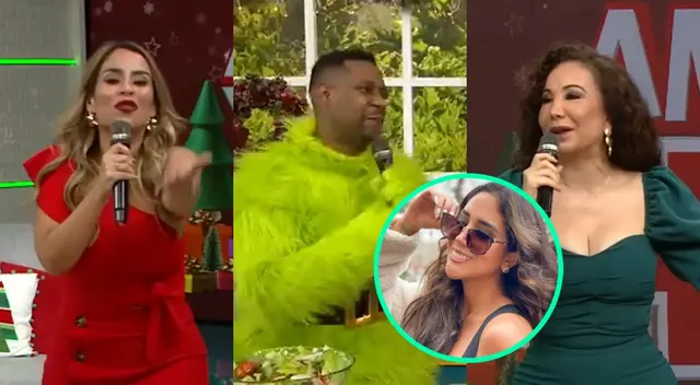 Janet Barboza dio a conocer que que iban a hacer un intercambio de regalos, y sus compañeros le recordaron su polémica entrevista con Melissa Paredes.