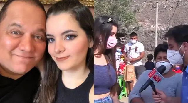 Camila Diez Canseco llegó a un asentamiento humano junto a las cámaras de América Hoy para darle su apoyo a las familias más necesitadas por Navidad.