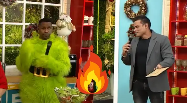 Christian Domínguez le preguntó a la chef de América Hoy si seguiría en el programa en 2022, y Edson Dávila le dio con palo.