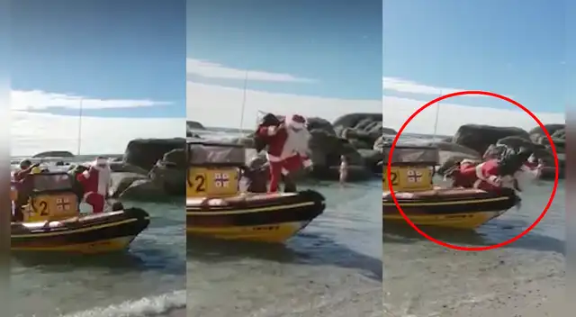 La escena se ha vuelto viral en las redes sociales.